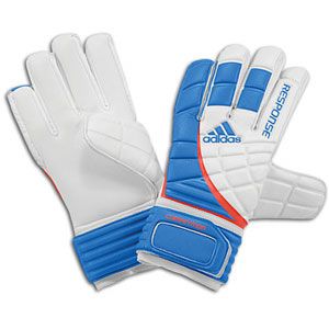 adidas Response Competition Goalkeeper Gloves   White/Fresh Blue/Dark
