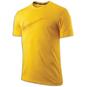 Nike Cruiser Free Pattern T Shirt   Mens   Chrome Yellow/Reflective