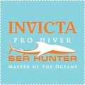 Invicta Mens 0412 Pro Diver Collection Sea Hunter Chronograph Black