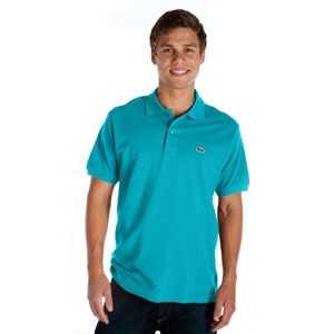 Lacoste Classic Pique Polo   Mens   Casual   Clothing   Turquoise