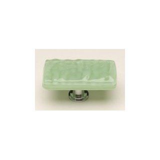 Sietto LK 216 ORB, Glacier Mint Green Long Glass Knob