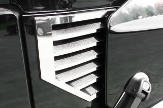 03 06 H2 Cowl Vent Cover, Mirror Polished Truck SUV Chrome Trim