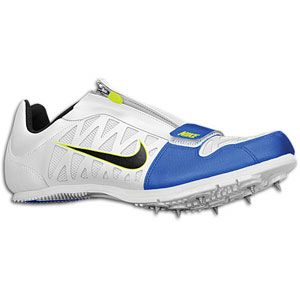 Nike Zoom LJ 4   Mens   Track & Field   Shoes   White/Treasure Blue