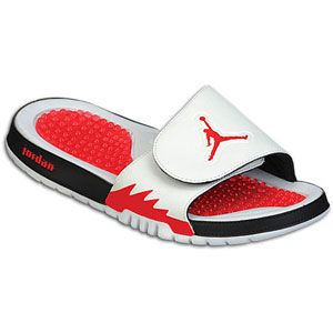 Jordan Hydro 5 Retro   Mens   Casual   Shoes   White/Fire Red/Black