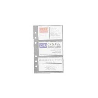 Business Card Pages for 7 1/3 x 6 Binder, 6 Cards/Page