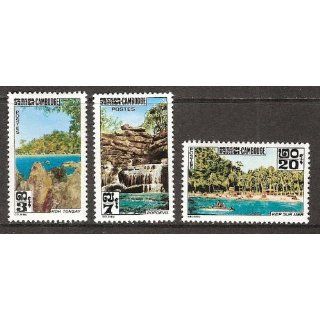  Cambodia Stamps   1963 , Sc 123 5 Scenery   MNH, F VF 