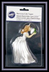 New Wilton Princess Bride w Frog Humorous Wedding Cake Topper NIP 238