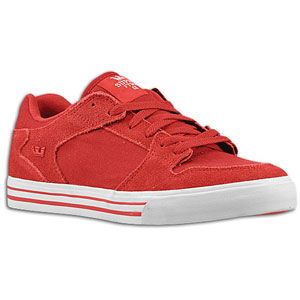 Supra Vaider Low   Mens   Skate   Shoes   Red/Red