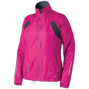 Brooks Nightlife Essential Run Jacket II   Womens   Brite Pink