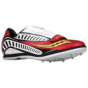 Saucony Soarin J   Mens   Track & Field   Shoes   Red/White/Citron