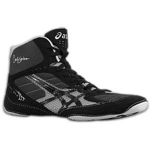 ASICS® Cael V5.0   Mens   Wrestling   Shoes   Black/Black/Silver