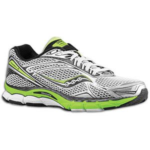 Saucony PowerGrid Triumph 9   Mens   Running   Shoes   White/Slime