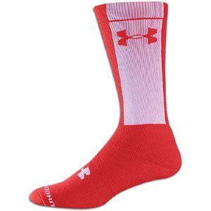 Under Armour Twister Crew Sock   Mens   Football   Accessories   Red
