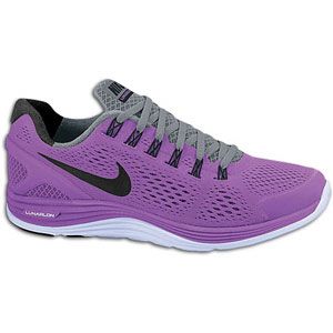 Nike LunarGlide + 4   Womens   Running   Shoes   Laser Purple/Black