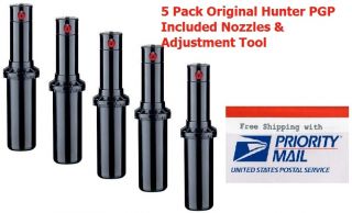 Hunter PGP Adj Sprinkler Heads 4 Pop Up Adjustable Rotors