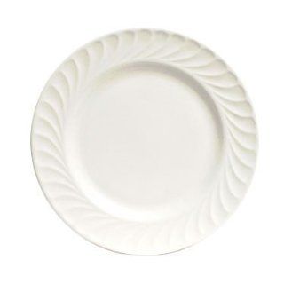 Tuxton China MEA 124 Meridian American 12.5 in. Embossed Plate   White