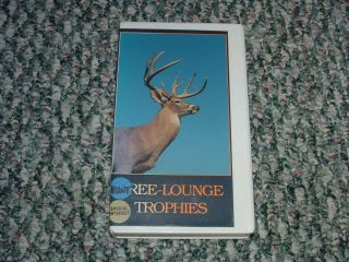 Tree Lounge Trophies VHS Tree Stands Deer Hunting RARE