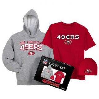 San Francisco 49ers NFL Youth 3 Pack Set, Tee, Hoodie, Hat