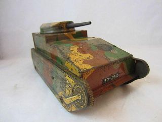 Huntley Palmers WW2 Tank Novelty Biscuit Toy Figural Tin C1927