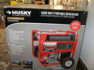 Husky 5000 Watt Portable Generator Brand New St Louis MO