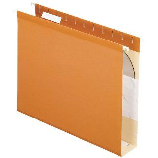 Pendaflex 4152X2ORA Hanging Box Bottom Folder, Orange