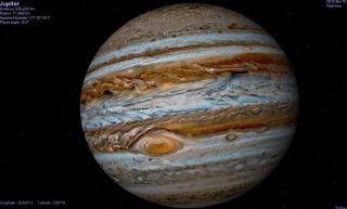 Handmade 12 Globe of Jupiter Stunning Cassini Probe Imagery Unique