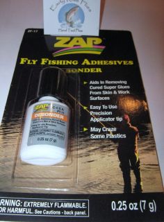 Fly Fishing Accessories Zap Fly Fishing Adhesives Debonder Zap A Gap