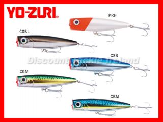 Yo Zuri Hydro Popper 12cm Bass Pike Lure Choose Colour