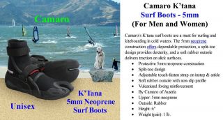 Camaro K Tana 5mm Neoprene Split Toe Surf Boots for Men Women