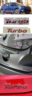 Hyundai Veloster Turbo Trunk Genuine Emblem Badge 1ea Parts 2011 2012