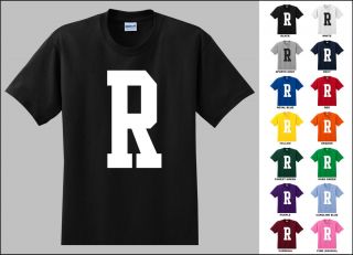 Capital Letter R Alphabet T Shirt