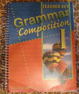 ABeka Book Grammar and Composition I Seventh Grade 7 English Home