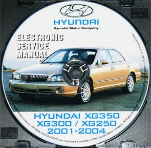 2001 2002 2003 2004 Hyundai XG XG350 XG300 Workshop Service Repair