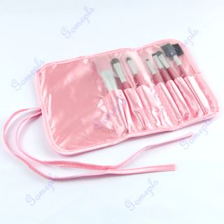 7pcs Natural Makeup Brush Cosmetic Brushes Set Kit for Daily Beauty