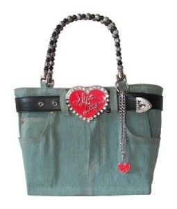 Love Lucy Collection Demim Inspired Purse LU4522