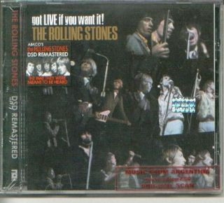  LIVE IF YOU WANT IT. DVD REMASTERED. FACTORY SEALED CD. In English