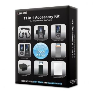 New in Box ISOUND 11 in 1 Accessory Kit for 4th Generation iPod Nano