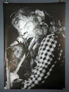 Ian Anderson Jethro Tull Vintage Flute Poster 1971
