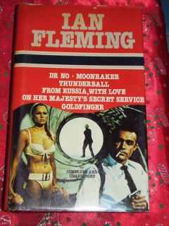 Ian Fleming Complete and Unabridged 1978 6 Bond Novels