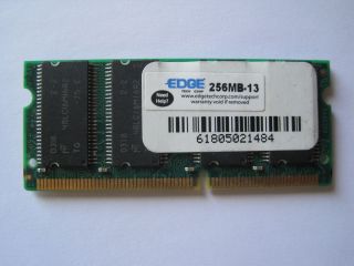 256MB PC133 Memory IBM Sony HP Dell Laptop RAM 48LC16M16A2