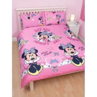  Mouse Shopaholic Rotary Double Bed Duvet Quilt Cover Set Gift