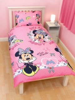  Mouse Shopaholic Rotary Single Bed Duvet Quilt Cover Set Gift