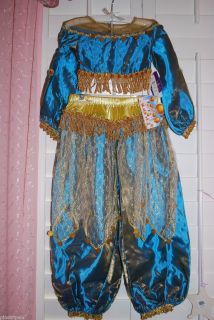  Deluxe Princess Jasmine Costume Dress Aladdin Jeannie