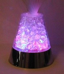 Fiber Optic Crystal Ice Party Light Night Lamp
