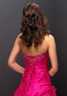 Stock Hot Pink Purple Royal Blue Prom Dresses Size 6 18