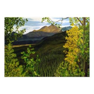 Estes Park Oil Landscape Painting Invite 