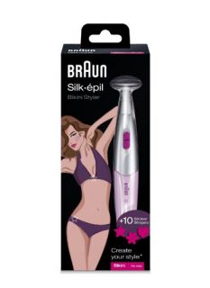 New Epil Bikini Styler Womens Body Hair Trimmer Pink and Gray