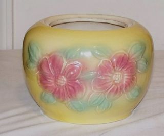 Vintage Hull Art Pottery SunGlow Grease Jar No Lid USA 53