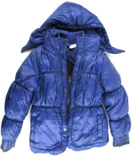 IKKS Girls Down Warm Hooded Jacket Size 8