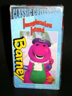 RARE Barney Barneys Imagination Island VHS 1999 Classic Collection VG